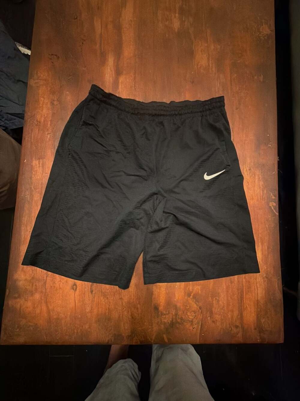 Nike Men's Athletic Training Shorts Black Size Large